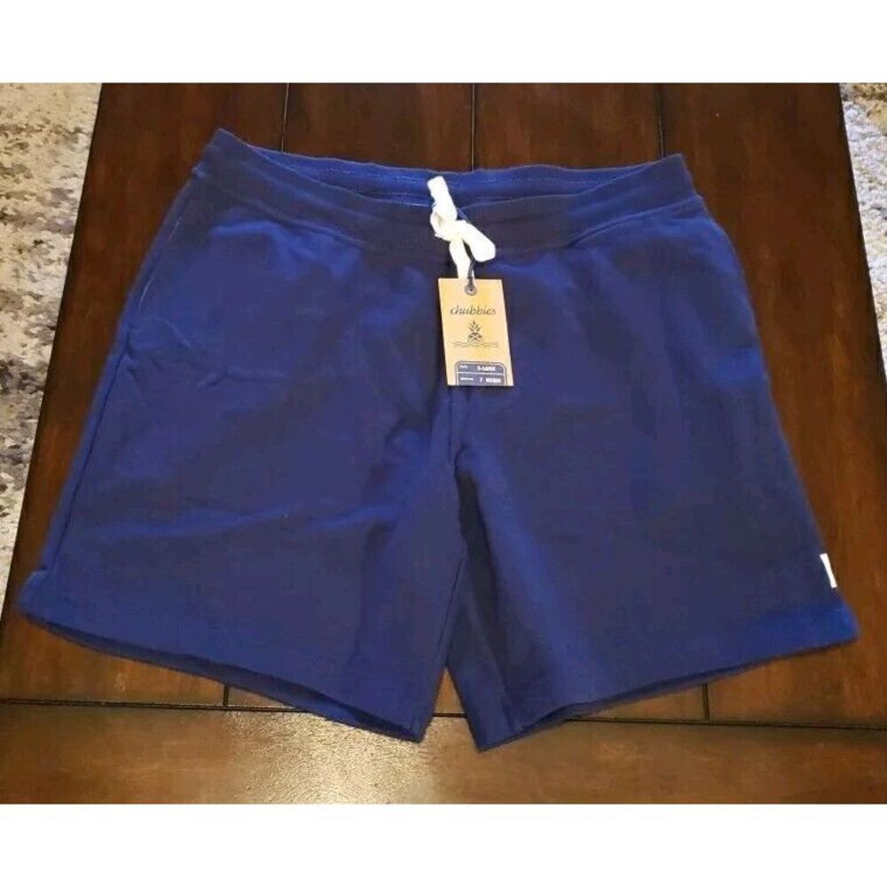 Chubbies The Couch Captains Lightweight 7" Shorts Extra Large Blue